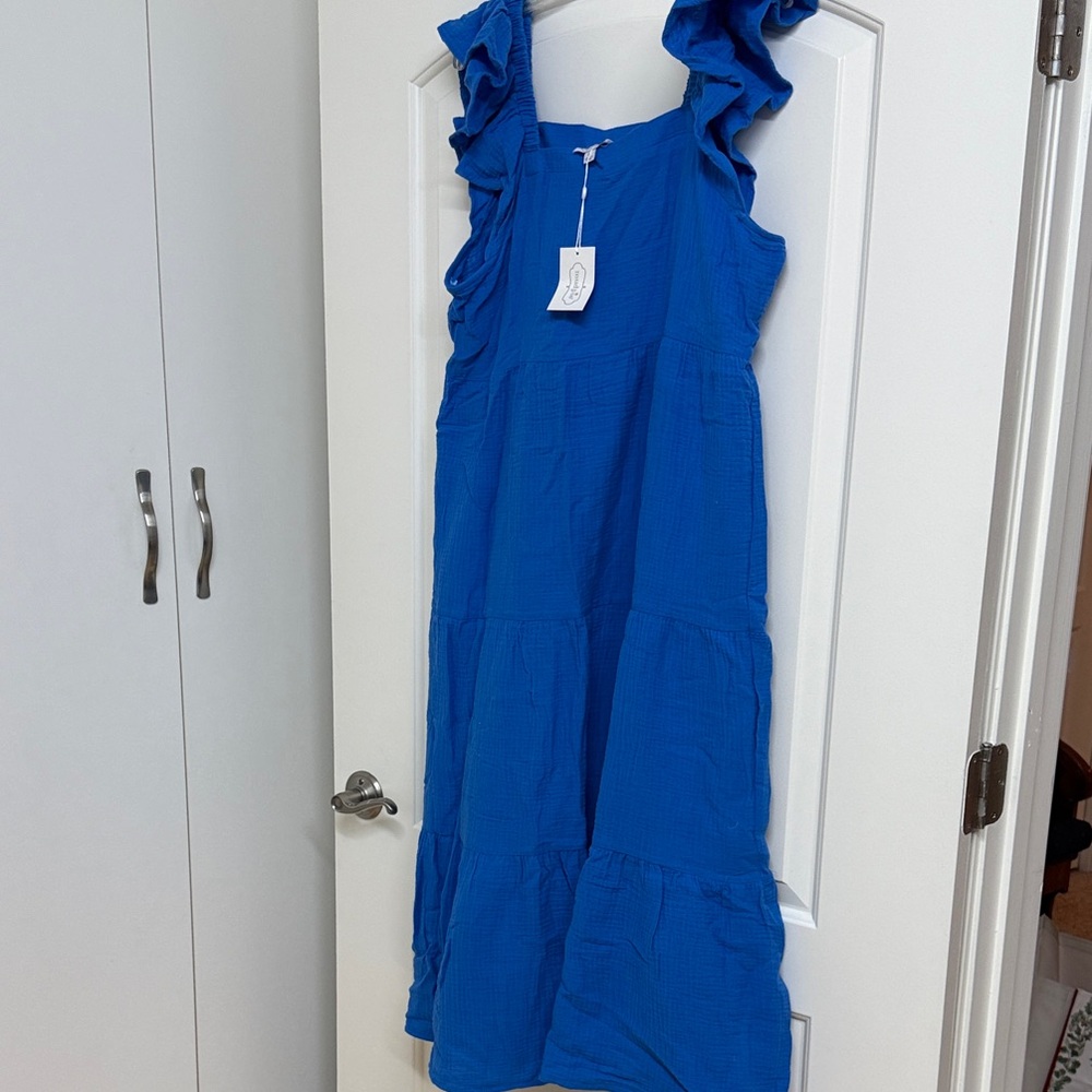 Mud Pie Blue Dress